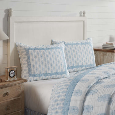 Avani Blue Standard Sham 21x27 VHC Brands - The Fox Decor